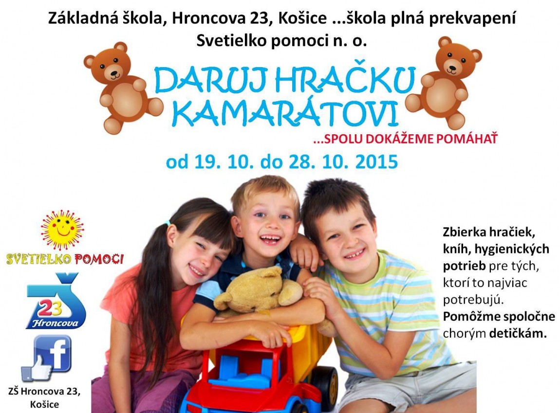 Daruj hračku kamarátovi – zbierka