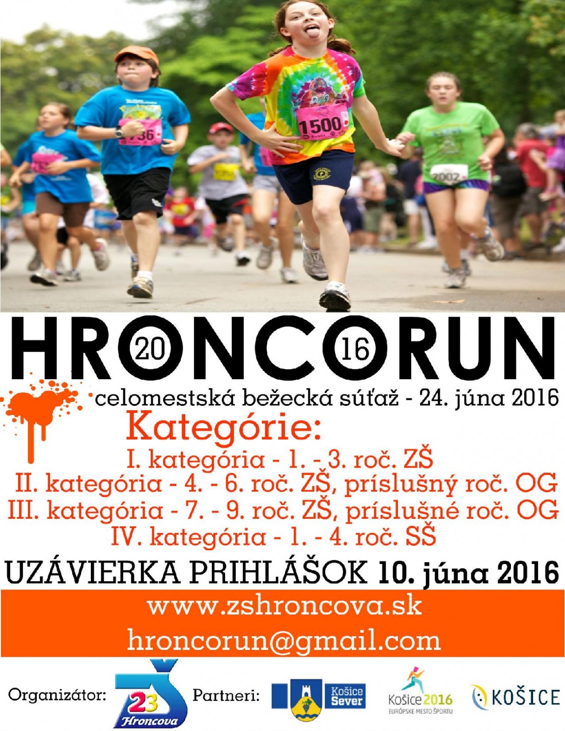 HroncoRun – propozície
