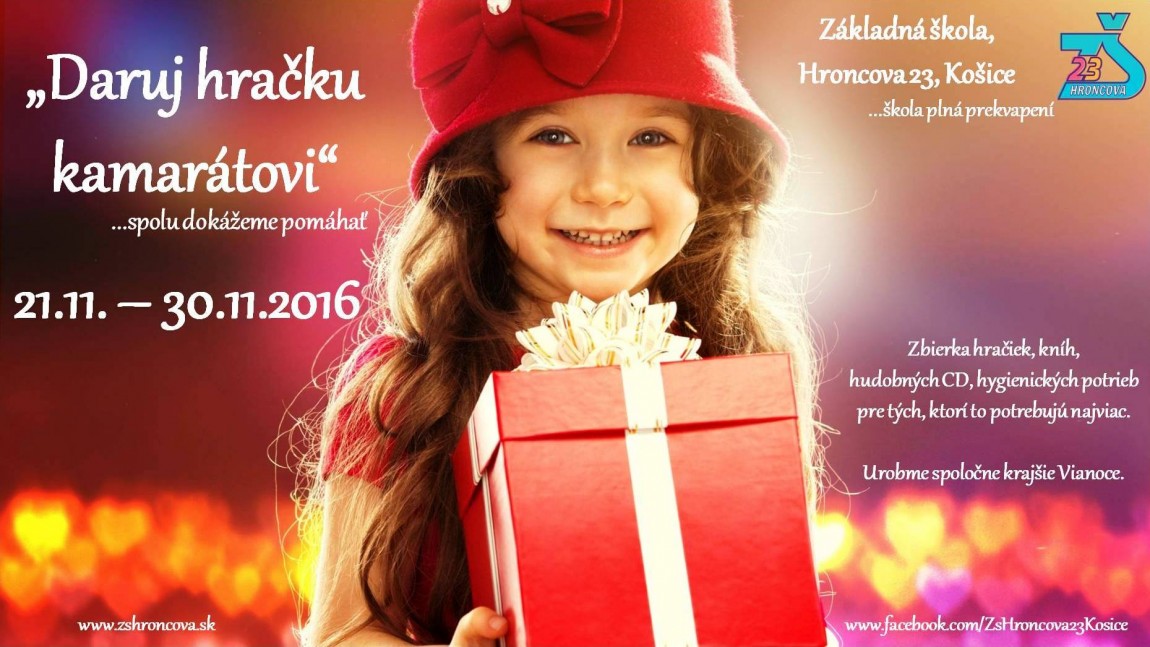 Daruj hračku kamarátovi – 21.11. – 30.11.