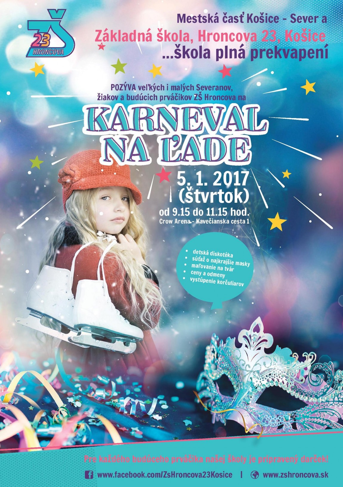 Karneval na ľade – 5.1.2017 – POZVÁNKA