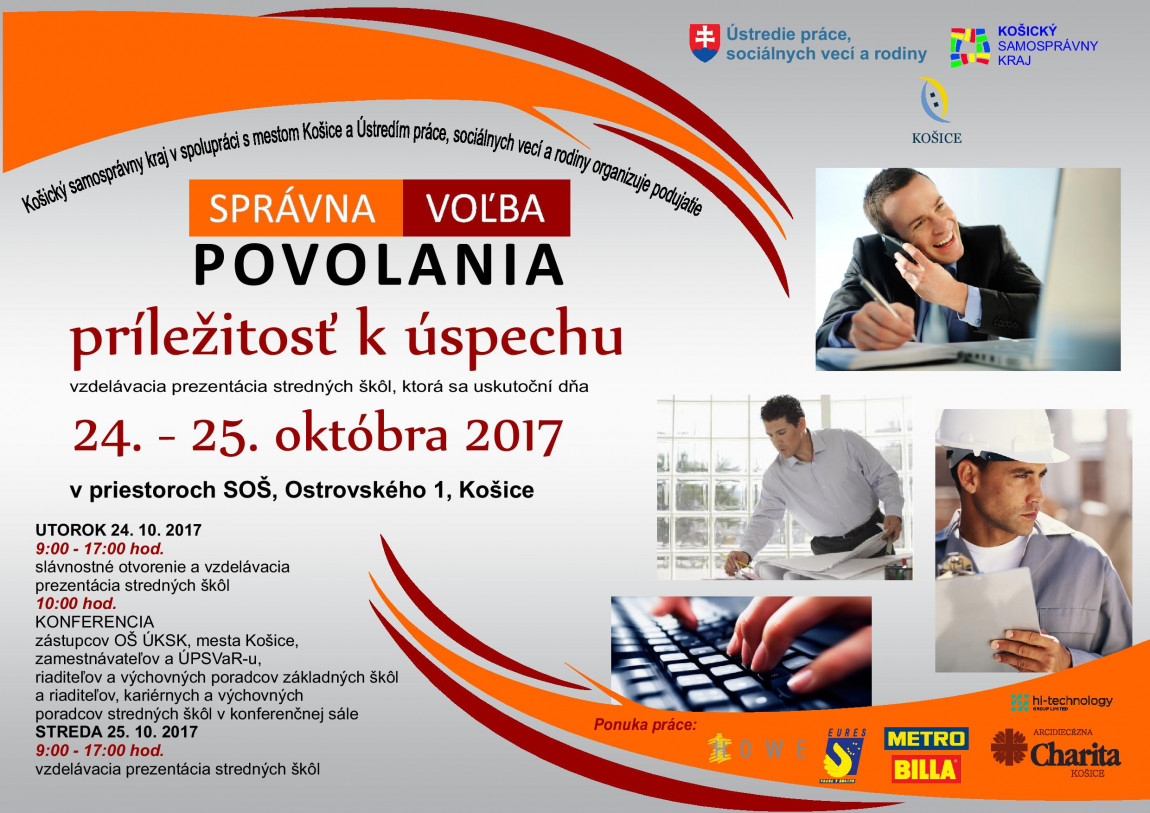 Správna voľba povolania – POZVÁNKA