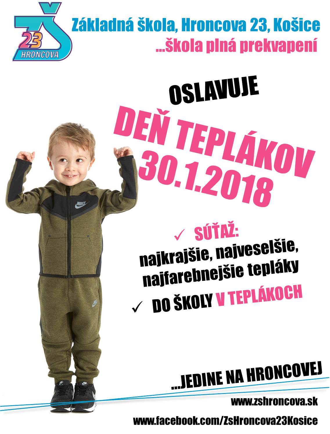 Svetový DEŇ TEPLÁKOV – 30. januára 2018