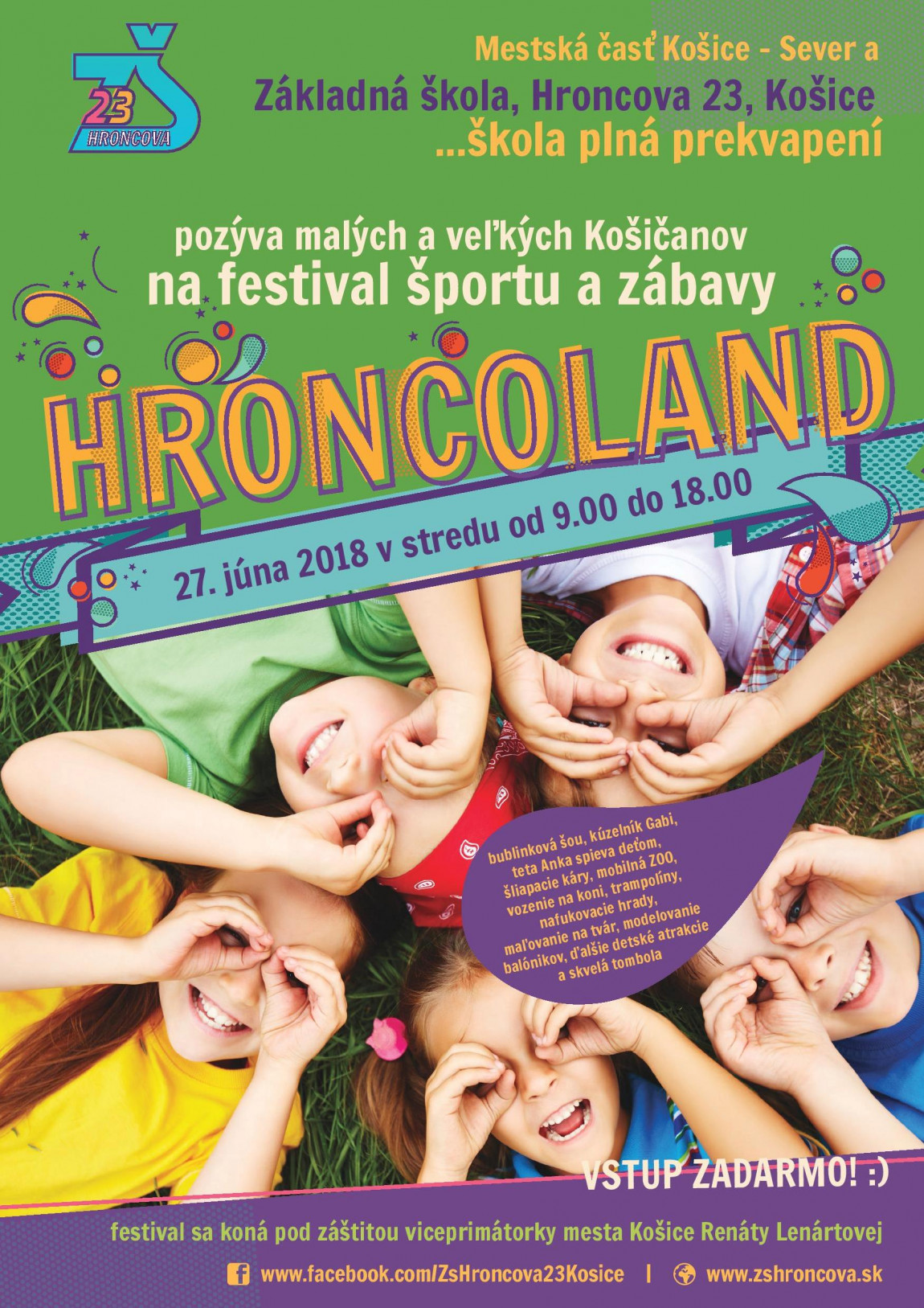 HroncoLand 2018 – POZVÁNKA