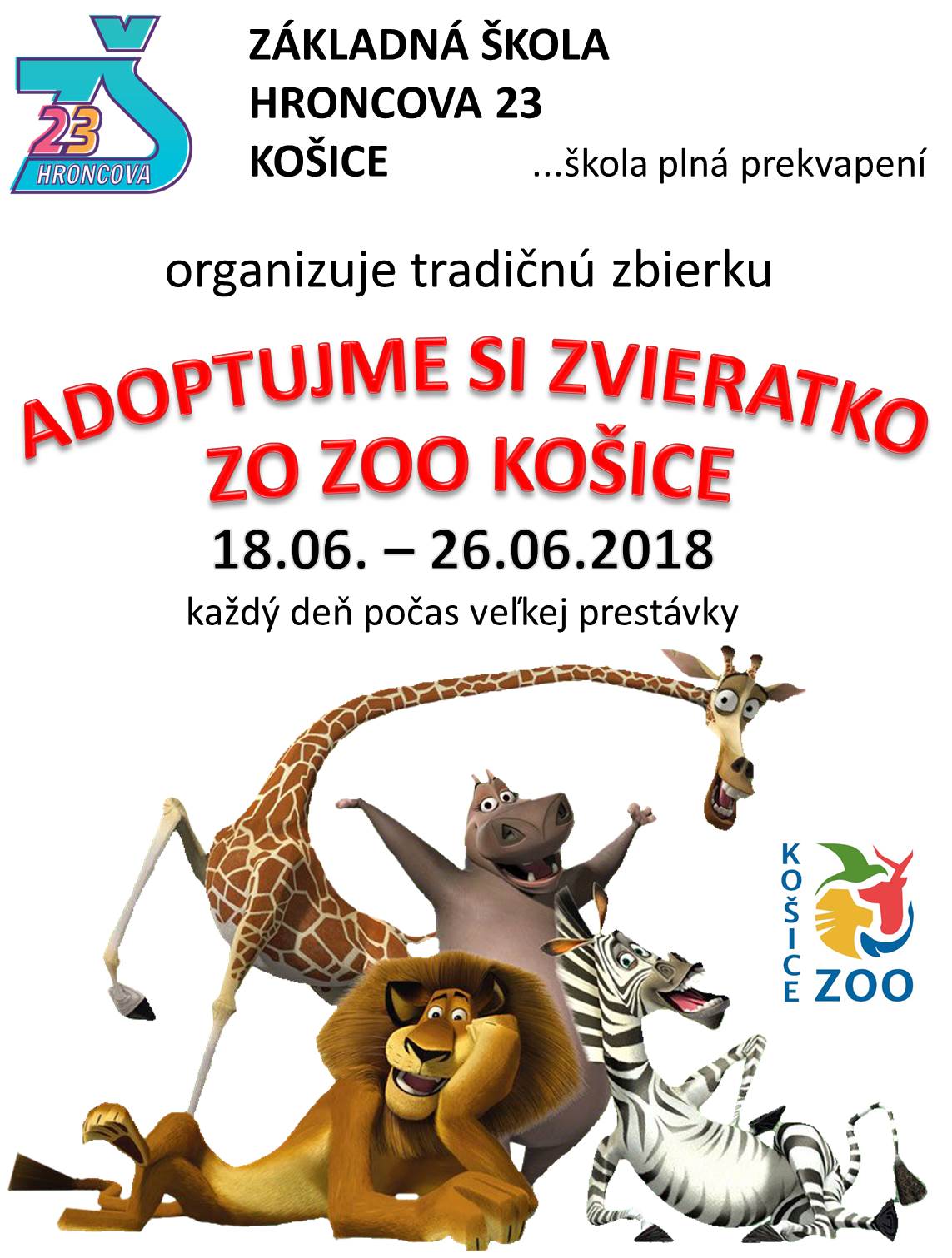 ADOPTUJME SI ZVIERATKO ZO ZOO