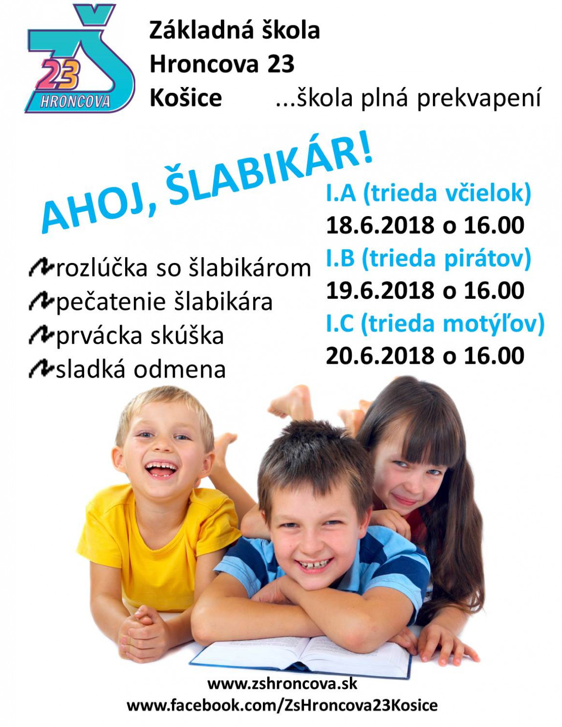 Ahoj, Šlabikár – POZVÁNKA