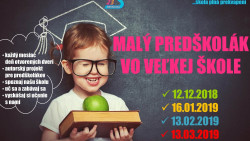 DOD – Malý predškolák vo veľkej škole – 4. stretnutie 13.3.2019 – POZVÁNKA