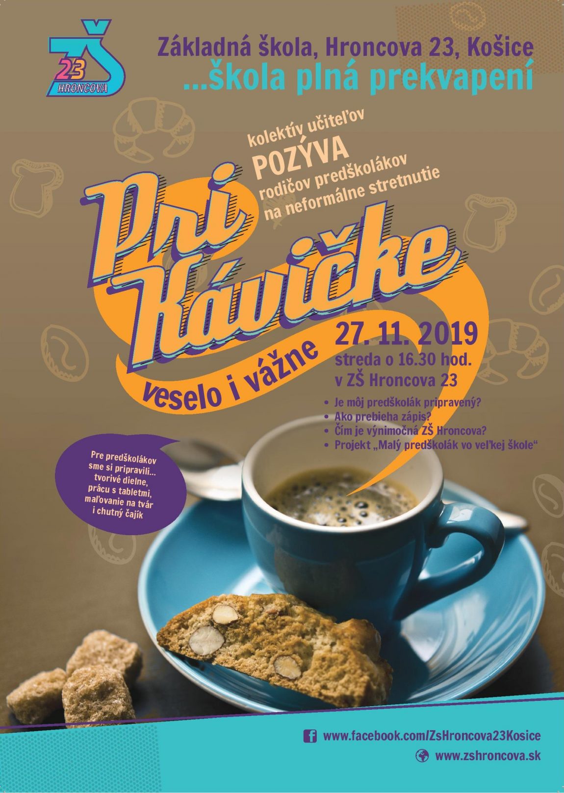 DEŇ OTVORENÝCH DVERÍ – už túto stredu 27.11.2019 – POZVÁNKA