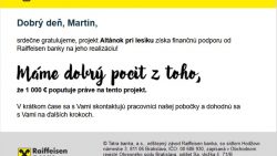 POĎAKOVANIE – GESTO PRE MESTO