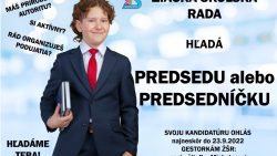 HĽADÁME PREDSEDU alebo PREDSEDNÍČKU ŽŠR