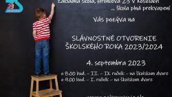 Začiatok školského roka 2023/2024 – organizácia, pokyny