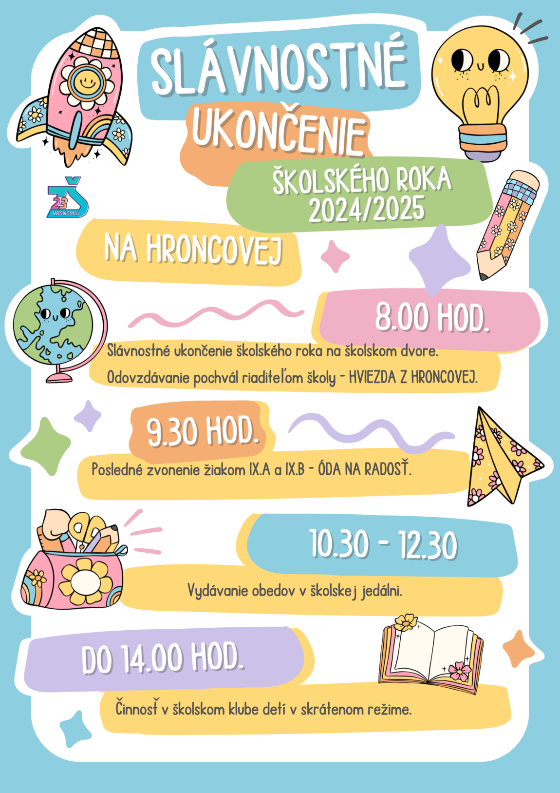 Slávnostné ukončenie školského roka 2024/2025