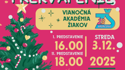 Organizácia dňa – 3.12.2025