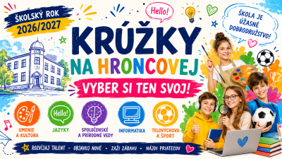 Krúžky na Hroncovej 2026/2027