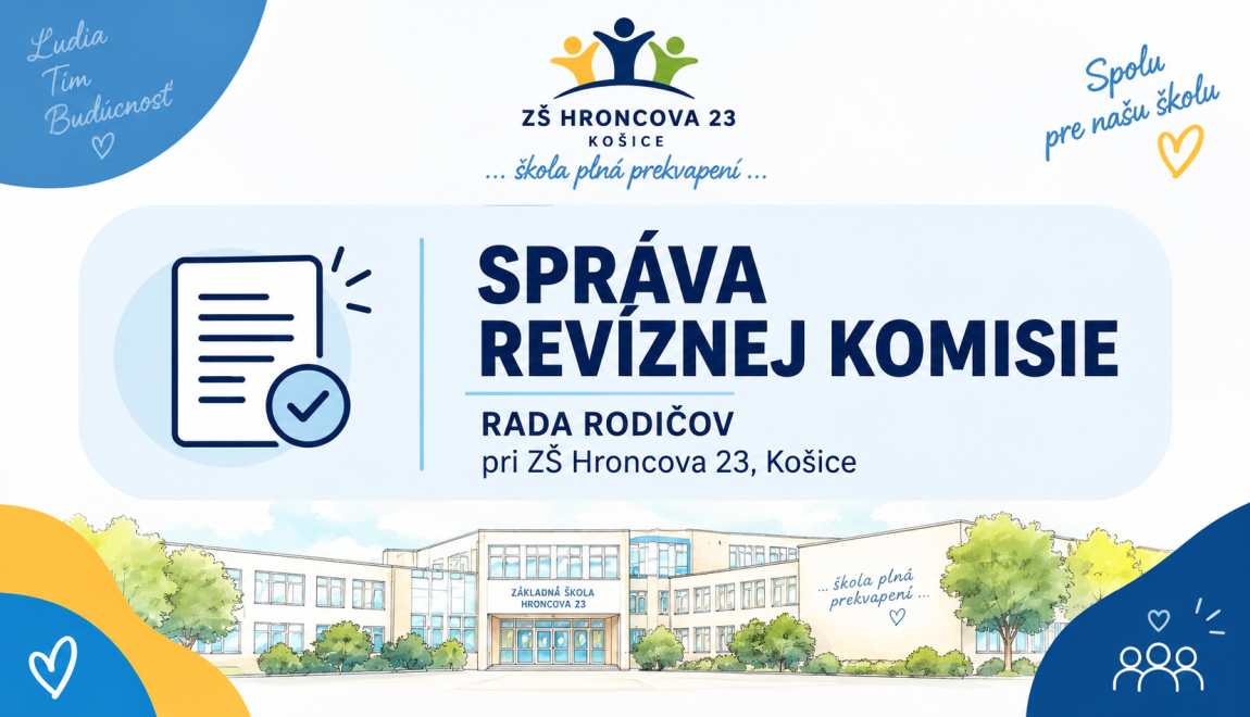 Správa revíznej komisie – Rady rodičovského združenia