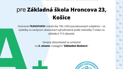 ZÍSKALI SME OCENENIE ZODPOVEDNÝ OBSTARÁVATEĽ 2025!